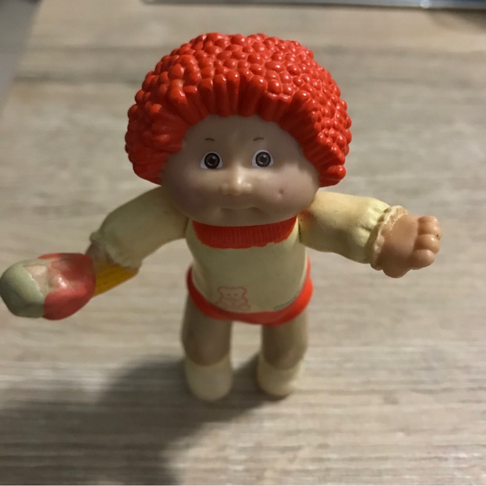 Cabbage Patch Kids Posable 3.5" PVC Figure Doll Ice Cream Cone O. O. A. 1984